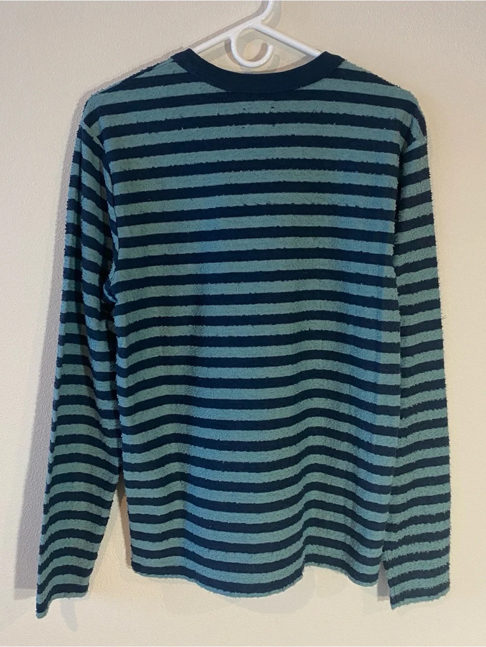 Levi’s Made And Crafted Blue Stripe Sweater Made In Portugal $118 - Men’s Small